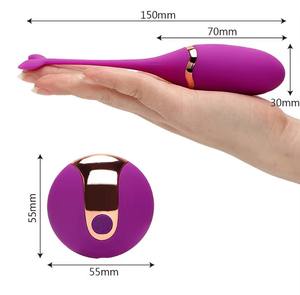 Kikkervisje Draadloos Opladen Vibrator Walvis Staart Afstandsbediening Ei Springen Volwassen Seksueel Product Vrouwelijke Masturbator - Product Image 2