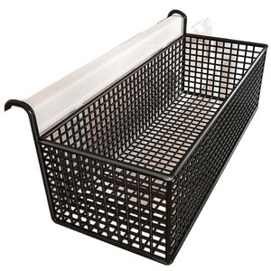 Student Bedside <b>Storage</b> <b>Basket</b> Rectangle Stainless Steel Hanging For Dormitory With Handle - Product Image 5