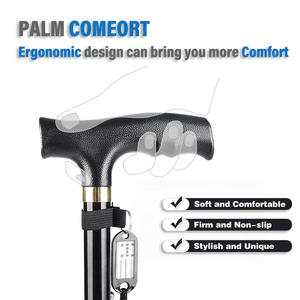 Vendita calda quattro corrimano luce angolare canne pieghevole stampella telescopica bastone da passeggio per adulti - Product Image 2