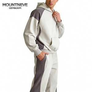 <span class=keywords><strong>Tuta</strong></span> Sportiva Primaverile <span class=keywords><strong>con</strong></span> Cappuccio per Uomo, Logo Personalizzato, 100% Cotone Traspirante ed Ecologico, Tasche Laterali, Leggera e Patchwork - Product Image 1