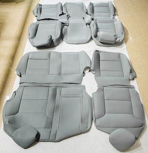 Fundas de Asiento de Coche de Cuero NAPPA Transpirables Personalizadas, Decoración de Asiento Simple y Elegante, Especial para Highlander, <span class=keywords><strong>Ford</strong></span> <span class=keywords><strong>Explorer</strong></span> - Product Image 4