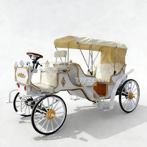Calèche <span class=keywords><strong>de</strong></span> <span class=keywords><strong>luxe</strong></span> <span class=keywords><strong>de</strong></span> style européen Victoria <span class=keywords><strong>pour</strong></span> mariages, visites touristiques, parcs à thème, hôtels et locations en stations balnéaires - Product Image 6