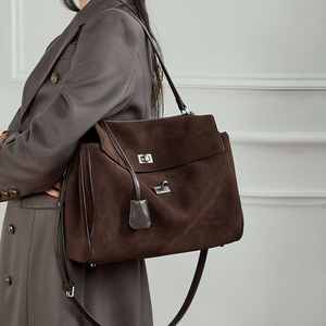 Bolso Tote de Cuero Genuino de Alta Calidad, Bolso de Hombro de Lujo para Mujer, Gran Capacidad, de Marca - Product Image 5