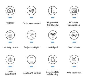<span class=keywords><strong>Dron</strong></span> E99pro Plegable con Cámara 4K HD Dual, Quadcopter con Mantenimiento de Altitud, Aeronave de Control Remoto para Niños, de Plástico - Product Image 6