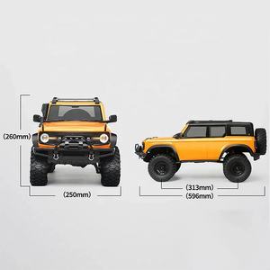 R1001 bronco <span class=keywords><strong>1</strong></span> <span class=keywords><strong>10</strong></span>ขนาดใหญ่, 4WD ไต่หิน <span class=keywords><strong>RC</strong></span> พร้อมระบบส่งกำลังสองความเร็วและโช้คอัพแบบอิสระ - Product Image 2