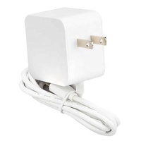 Raspberry Pi 5 Alimentation officielle 27W Entrée USB-C 100-240Vac Blanc Noir 1.2m 18AWG Câble USB C Adaptateur secteur Raspberry Pi5