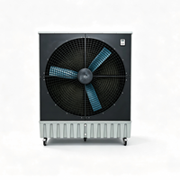 Refroidisseur d'air évaporatif sur roues, débit d'air élevé, refroidissement rapide pour la logistique, les entrepôts, les centres de distribution, la ventilation des entrepôts