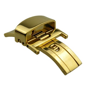 Haute Qualité 10-24mm En Acier Inoxydable Déploiement Fermoir Papillon Montre <span class=keywords><strong>Boucle</strong></span> De Luxe <span class=keywords><strong>Bracelet</strong></span> En <span class=keywords><strong>Cuir</strong></span> <span class=keywords><strong>Boucle</strong></span> De Déploiement 10-24mm - Product Image 4