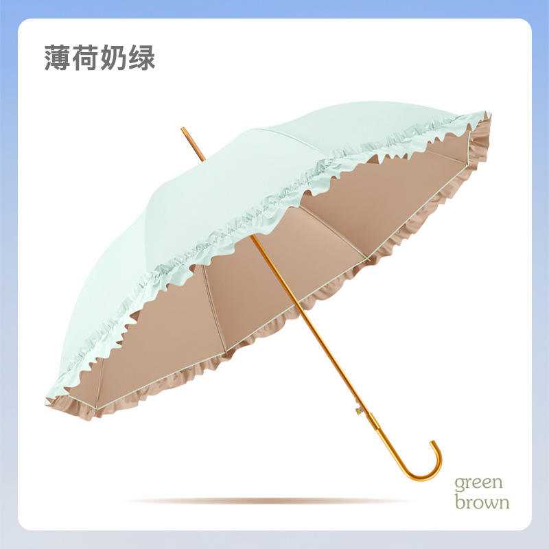 Style droit vert lait menthe