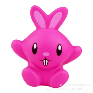 Pu <b>Foam</b> Bunny Stress Relief Toy Cartoon Animal Decorative <b>Craft</b> Item - Product Image 1