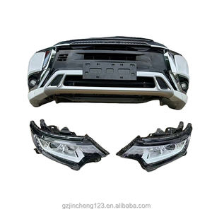 适用于三菱欧蓝德Nosecut前保险杠总成套件的汽车零件，带前照灯和散热器系统 - Product Image 5