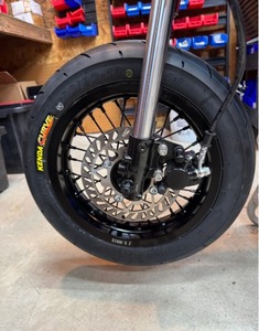 Bộ mâm xe Supermoto 12 inch màu đen mới, tương thích với Tuttio/Yozma/Razor/EM5, vỏ thay thế 110/<span class=keywords><strong>70</strong></span>-12&90/90-12 <span class=keywords><strong>120</strong></span>/<span class=keywords><strong>70</strong></span>-12 - Product Image 6
