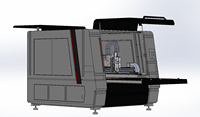 Máquina de Corte Láser de Fibra CNC DF1313 Totalmente Cerrada, Control Cypcut FSCUT, Cortadora de Metal de Alta Precisión, Grosor de Corte de 20 mm