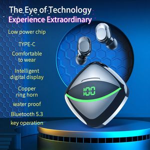 Nuevos Mini auriculares intrauditivos <span class=keywords><strong>Y</strong></span>-one Tws Audifonos BT V5.3 Auriculares Música Deportes Auriculares inalámbricos para juegos Auriculares intrauditivos - Product Image 2