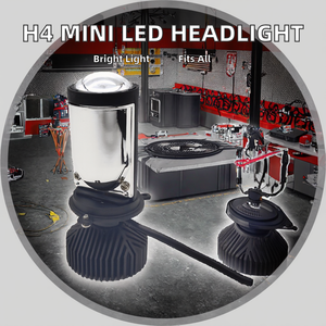 Phares LED <span class=keywords><strong>DLS</strong></span> H4 Mini 12V 100W 22000LM Nouveaux ampoules de projecteur laser LED - Product Image 2
