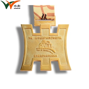 Medalla de Recuerdo de Metal Dorado Antiguo con Logotipo Personalizado, Fabricación al por Mayor a Precio Económico - Product Image 2