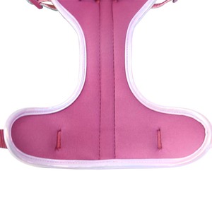 Orta ve büyük köpekler için mor katı desen Polyester evcil hayvan koşumu ayarlanabilir anti-ayrılıkçı göğüs askısı - Product Image 5