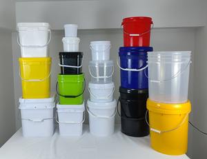 20l pail פלסטיק מרובע או עגול כיתה מזון 5 ליטר דלי ליטר עם מכסה וידית לאריזת חבית עמיד - Product Image 6