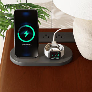 2 Drawer Modern Sofa Side Table Slim <strong>Nightstand</strong> for Living Room and Bedroom Home Furniture - Product Image 4