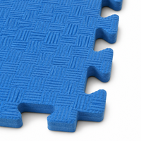 Alfombrilla de espuma EVA entrelazada de cinco líneas, 100x100cm, 20mm de grosor, impermeable, antideslizante, para ejercicio, baldosas para suelo de gimnasio, venta al por mayor directa de fábrica