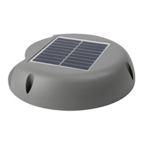 Lumière solaire circulaire lumineuse latérale pour extérieur chemin de promenade parc escalier marche IP65 étanche pied tréteau chemin lumineux