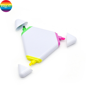 Hình Dạng Tam Giác <span class=keywords><strong>3</strong></span> Màu Sắc Trong <span class=keywords><strong>1</strong></span> <span class=keywords><strong>Highlighter</strong></span> Bút Đánh Dấu Với Biểu Tượng Tùy Chỉnh Hoặc <span class=keywords><strong>In</strong></span> Ấn Văn Phòng Phẩm <span class=keywords><strong>Highlighter</strong></span> Bút - Product Image 5
