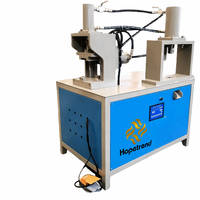 Presse hydraulique multifonctionnelle à haute productivité pour le poinçonnage/creuxage de tuyaux en acier à angle de 45 degrés (220V/380V)