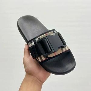 Fashionable and trendy anti-slip <b>slippers</b> for home use. Lightweight indoor <b>slippers</b> with rubber soft soles for comfort. - Product Image 1