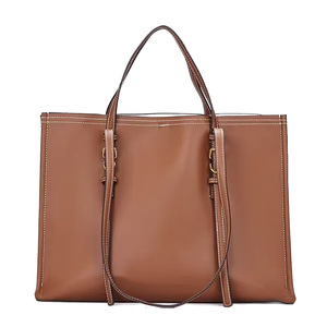 Sac fourre-tout <span class=keywords><strong>ZA</strong></span> surdimensionné pour femme, sac de travail en cuir PU souple, sac à main pour femme, prix de gros, sac hobo de créateur - Product Image 1
