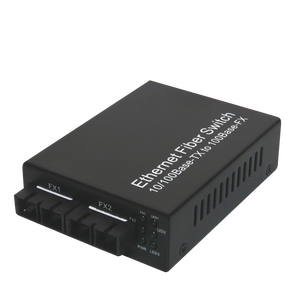 Convertidor de Medios SC de Venta Caliente de Fábrica, Transceptor Óptico de 25km 1310nm 1550nm 2SC +3 RJ45, Convertidor de Medios de Fibra Óptica Monomodo de Doble Fibra - Product Image 2