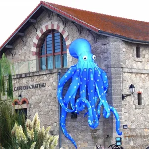 活动装饰充气章鱼触角广告装饰巨型充气万圣节章鱼
