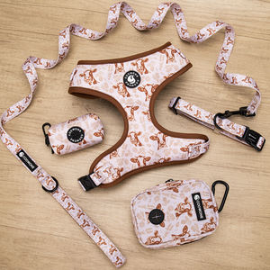 ペットリーシュ小型犬用ハーネスカスタムデザインペットカラーリーシュドッグハーネスとリードセットペット製品 - Product Image 3