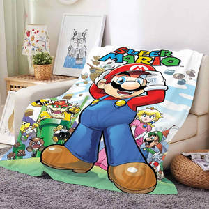 Manta de Peluche de Franela con Diseño de Super <span class=keywords><strong>Mario</strong></span> <span class=keywords><strong>Bros</strong></span>, de Alta Calidad, Personalizable, Temática de Dibujos Animados, Superventas - Product Image 4
