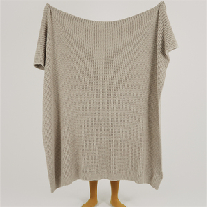 Sıcak satış 100% mikrofiber peluş bulanık waffle örgü atmak için ev dekorasyon kanepe NR - Product Image 2