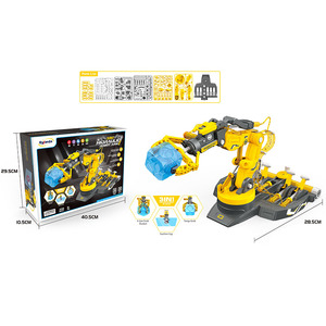 Kit <span class=keywords><strong>de</strong></span> tiges scientifiques éducatives pour adultes, ensemble <span class=keywords><strong>de</strong></span> blocs à assembler, pour <span class=keywords><strong>bras</strong></span> robotisé <span class=keywords><strong>hydraulique</strong></span>, 220 pièces, bricolage - Product Image 2