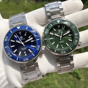Prêt à être expédié! Sd196 montre de plongée pour hommes, boîtier en acier inoxydable, lunette en céramique verre saphir 47MM 100ATM NH35 - Product Image 6