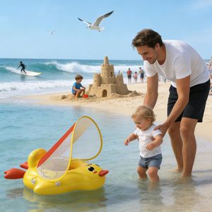 Factory Direct Kids <b>Inflatable</b> <b>Pool</b> Float 70cm Baby Swim Ring with Sun Canopy UV Protection Training Float Backyard <b>Pool</b> Toy - Product Image 2