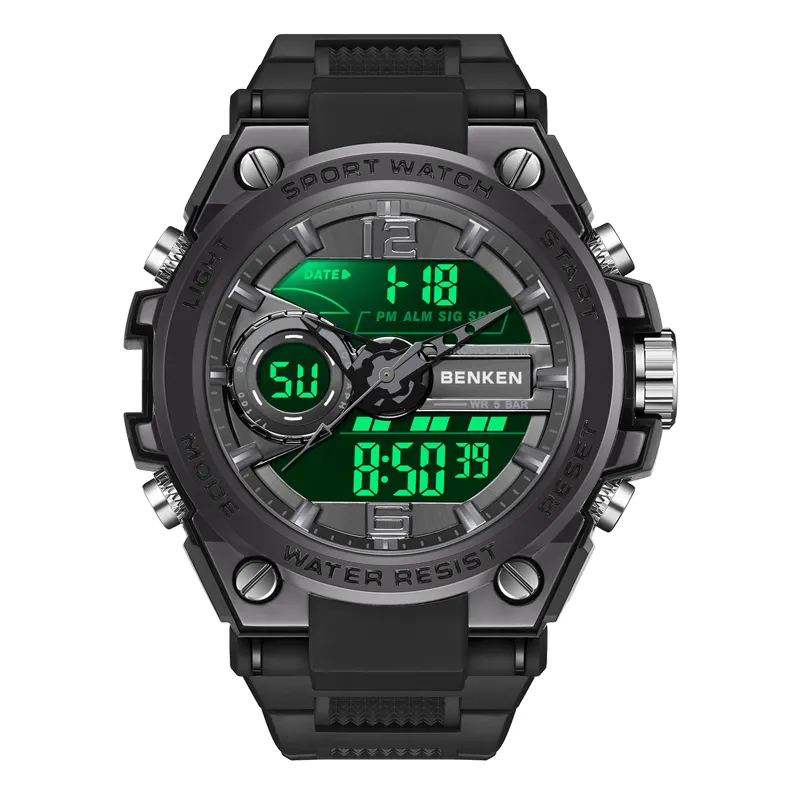 Wholesale Sport Watch Shockproof Water Resistant Men Sports Digital Electronic Watch