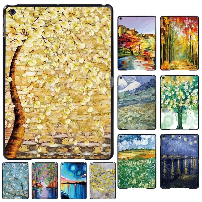 Van Gogh – housse de tablette d'impression pour Apple iPad 2/3/4/5/6/7/8/9, housse en silicone TPU pour iPad Air 1/2/3/4/5 Pro 11 9.7 10.2 10.9 2021