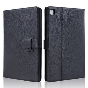 Top Grain Pebble Chống Bức Xạ Chính Hãng Bò Da Retro Sang Trọng Đẹp Tablet Bìa Giá Rẻ Giá Đối Với Samsung Glaxytaba7 - Product Image 6