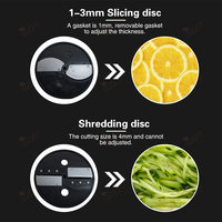 Split Design Elektrische 220V 110V Groene Ui Aardappel Snijder Fruit Shredder Voedsel Snijmachine Groente Chopper 5l Grote Capaciteit
