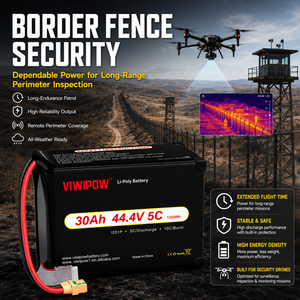 Batterie de drone VIWIPOW OEM de haute qualité, 280Wh/kg, 30000mAh, 5C, haute densité énergétique, semi-solide, pour UAV - Product Image 4