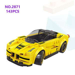 Wange 2871 Supercar Sports Car S71 Creative MOC City Car Decoration <b>Building</b> Block Plastic <b>Toy</b> Set for Kids Unisex Wholesale - Product Image 1