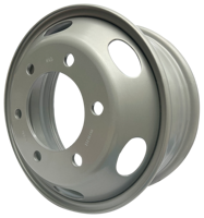 Haute Qualité Nouveau Jingu Niobium Composé Alliage Camion Roues 16x6.00J Jante De Roue En Acier Finition Argent Usine En Gros Camion Léger