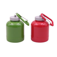Bouteille shaker à protéines personnalisée de haute qualité pour adultes, avec entonnoir, 200 ml, boîte de rangement pour poudre protéinée, camping, OEM