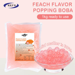 Fabrika toptan 1kg şeftali haşhaş Boba kabarcık çay içecek zinciri mağaza iş için malzemeler - Product Image 3