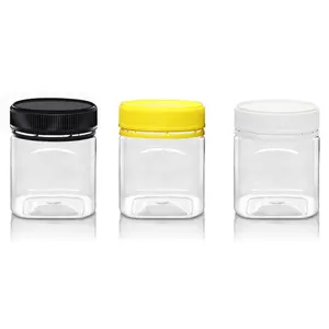 안 덮개, 정연한 꿀 단지, 액체를 위한 플라스틱 콘테이너를 가진 250g 꿀 병