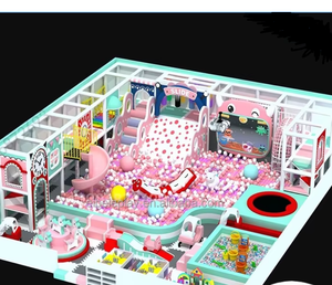 Eibele Mejor Precio Niños Soft Play Equipment Indoor Soft Contained Playground <span class=keywords><strong>con</strong></span> Ball Pit para Padre-Hijo Restaurante - Product Image 2