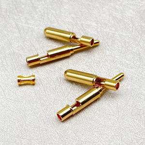 Terminal de desconexión rápida con pasador de resorte chapado en oro de latón, alta conductividad para conectores eléctricos - Product Image 2
