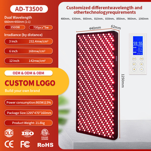 REDSKY 近红外 LED 红光面板全身灯带支架美式插头 - Product Image 2